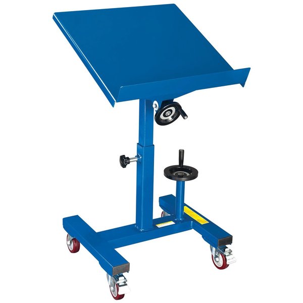 Global Industrial 24 x 24 Tilting Work Table with Mechanical Crank, 300 Lb. Capacity 241729